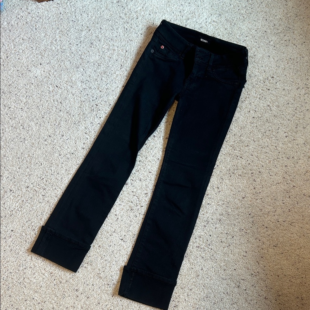 Hudson Jeans Black Ankle & Cropped Women Jeans